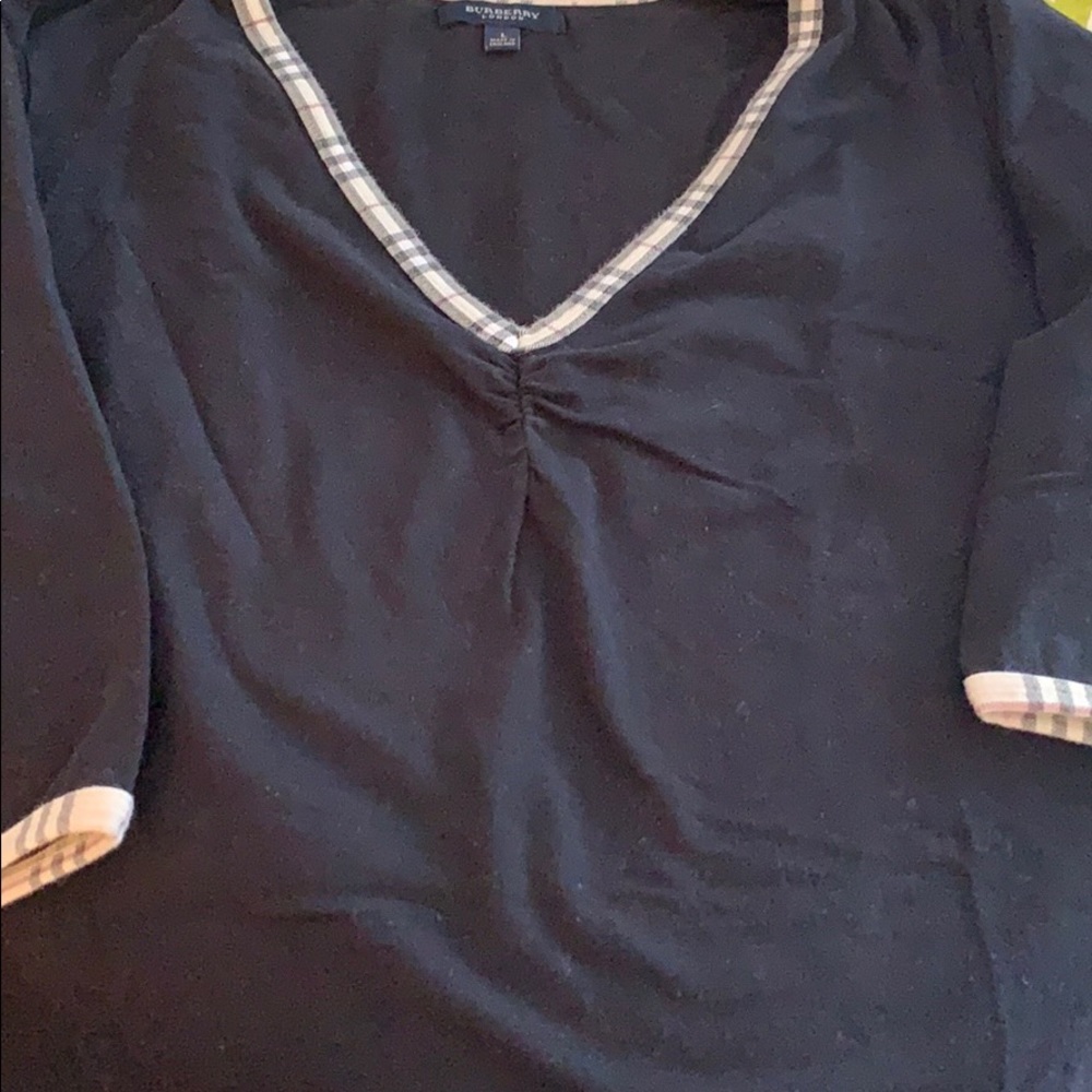 Burberry 3/4 sleeve jersey